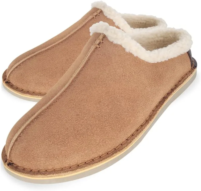 Clarks Men's Classic Slippers — Suede slipper
