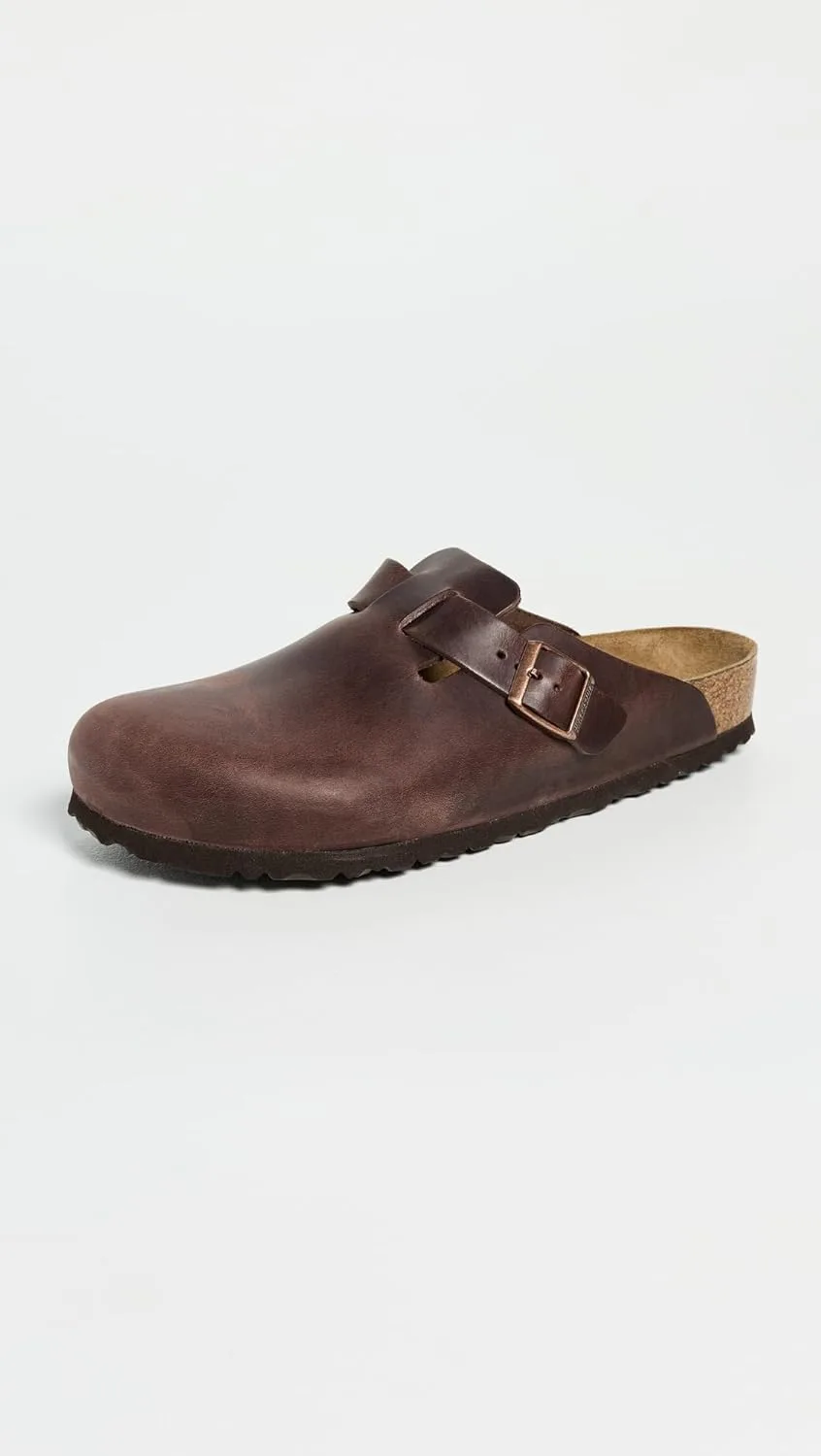Birkenstock Boston Oiled Leather in Habana view 2
