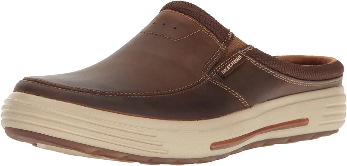 Skechers Men's Porter Vamen Slip-On Loafers — Full-Grain Leather loafer