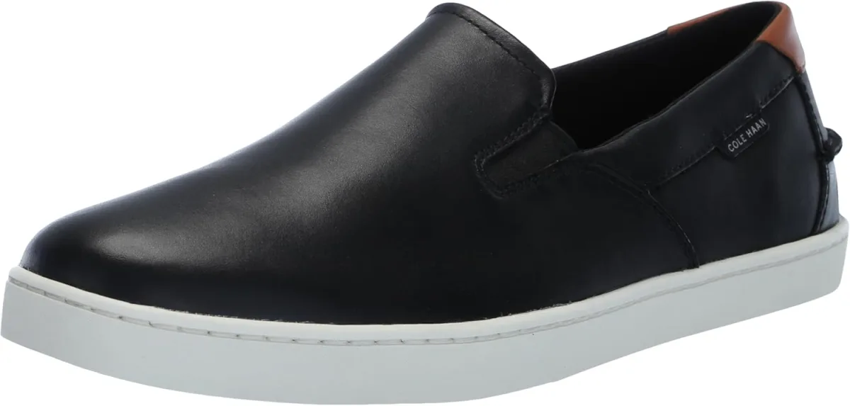 Cole Haan Mens Nantucket Plain Toe Deck Slip-on — Genuine Leather clog