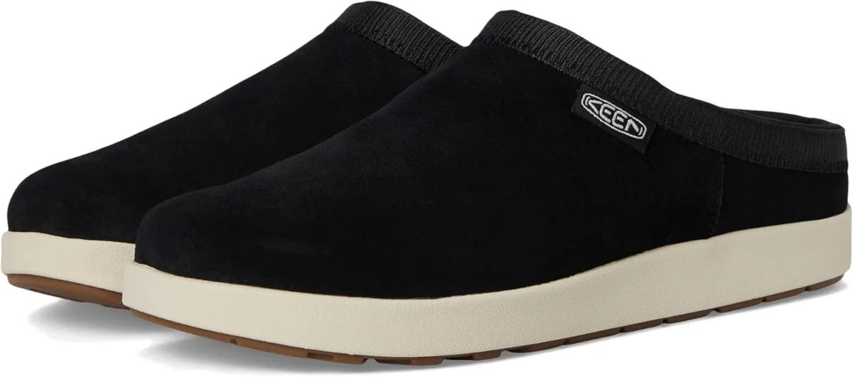 KEEN Womens Elle Suede Comfortable Durable Indoor Outdoor Mule — Suede mule