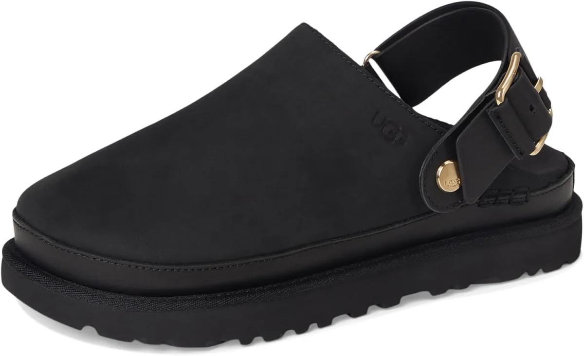 UGG Womens Goldenstar Villa Clog — Suede clog
