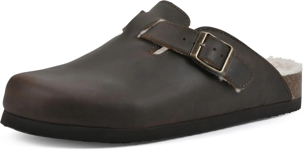 WHITE MOUNTAIN Women's Bari Comfort-Molded Clogs — Genuine Leather clog