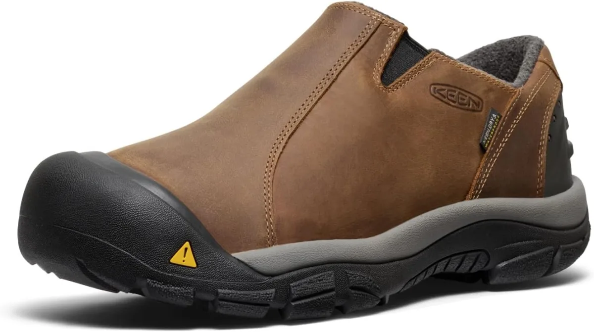 KEEN Men's Brixen Waterproof Slip on Mules — Suede mule