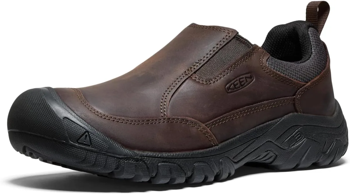 KEEN Men's, Targhee III Slip-On — Genuine Leather clog