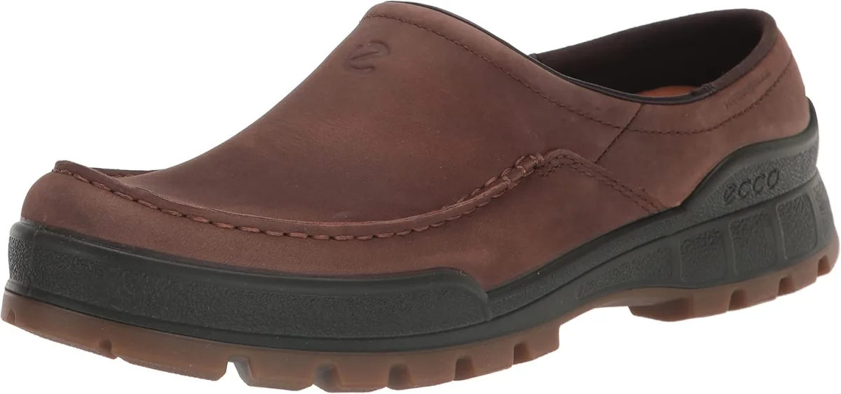 ECCO Mens Track 25 Hydromax Water Resistant Moc Toe — Genuine Leather clog