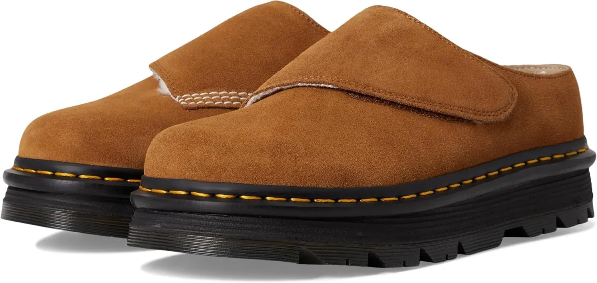 Dr. Martens Unisex-Adult Zebzag Anywair Wl Mules — Suede mule