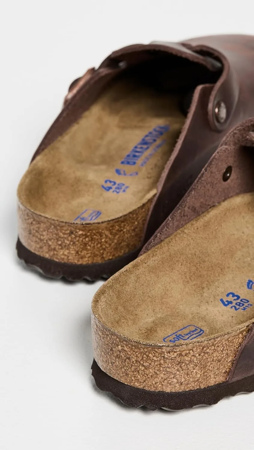 Birkenstock Boston Oiled Leather in Habana view 3