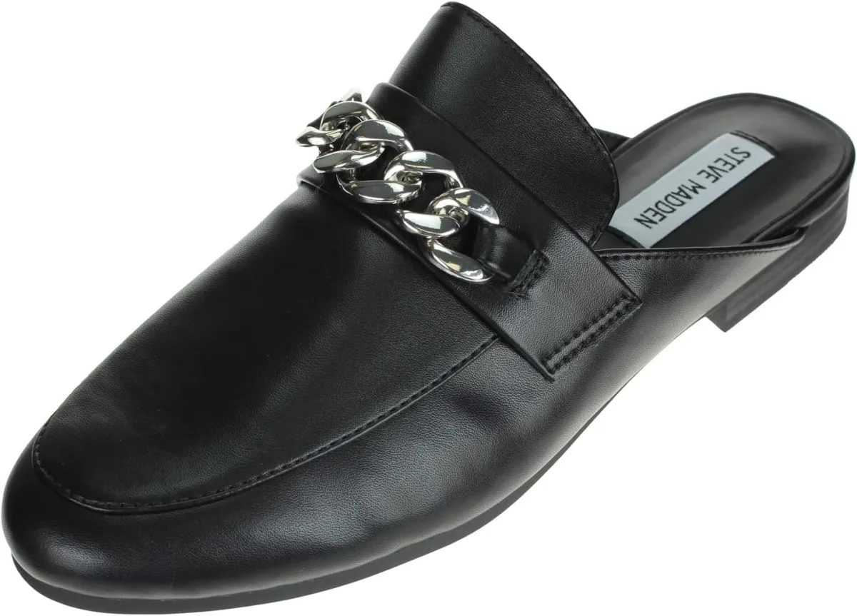 Steve Madden Women's Rally Mule Slip On Loafer — Genuine Leather mule