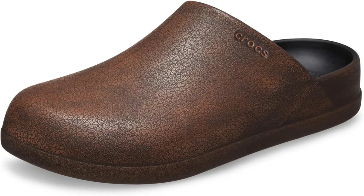 Crocs Unisex-Adult Dylan Clogs — Full-Grain Leather clog