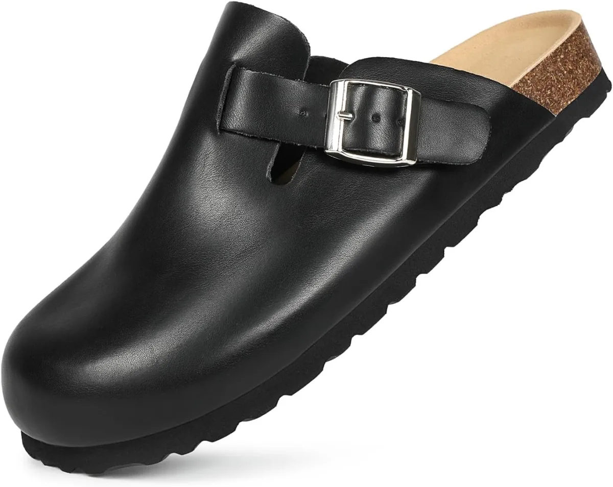 Dumalum Suede Clogs for Women & Men — Suede mule