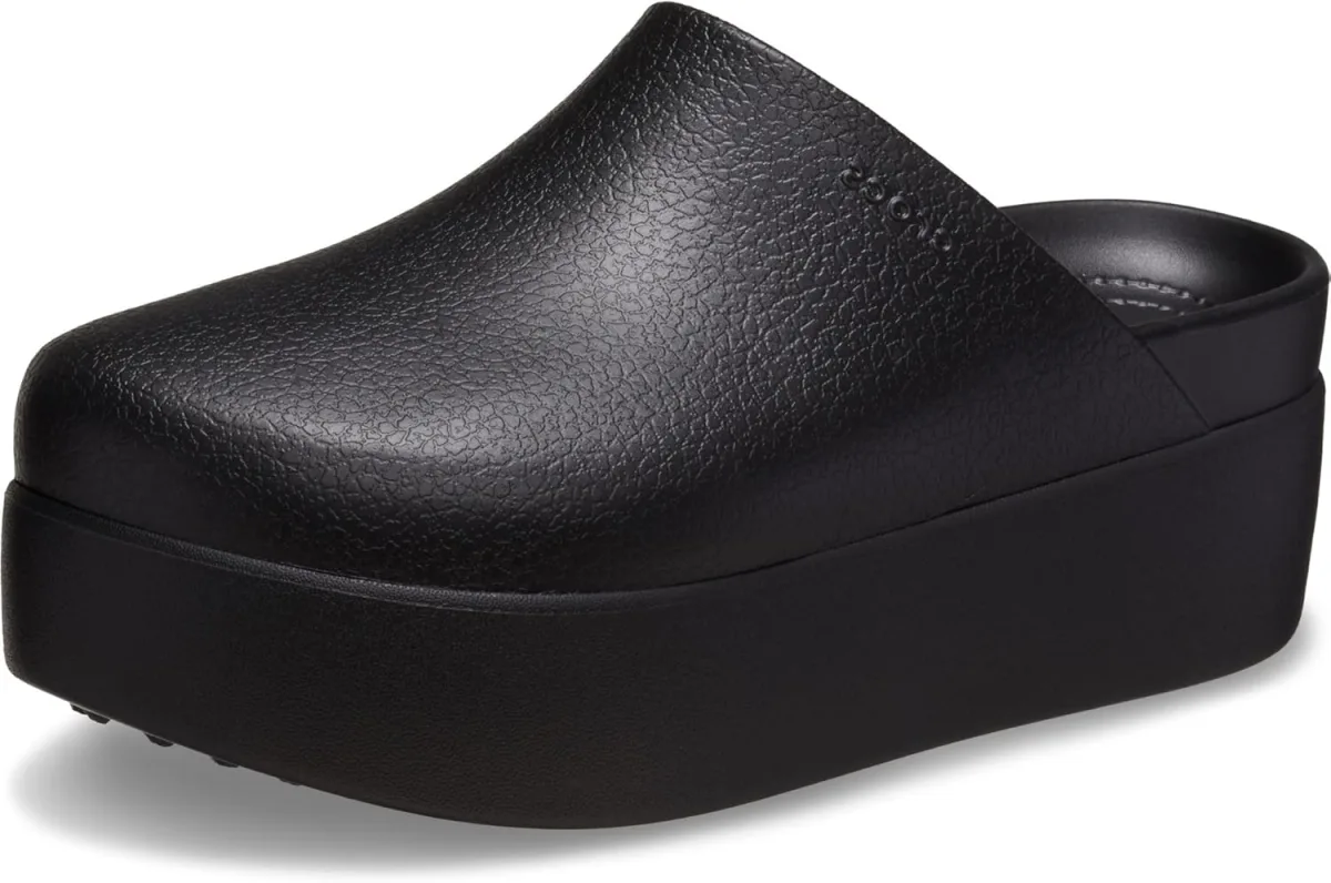 Crocs Women's Dylan Platform Clog — Full-Grain Leather clog