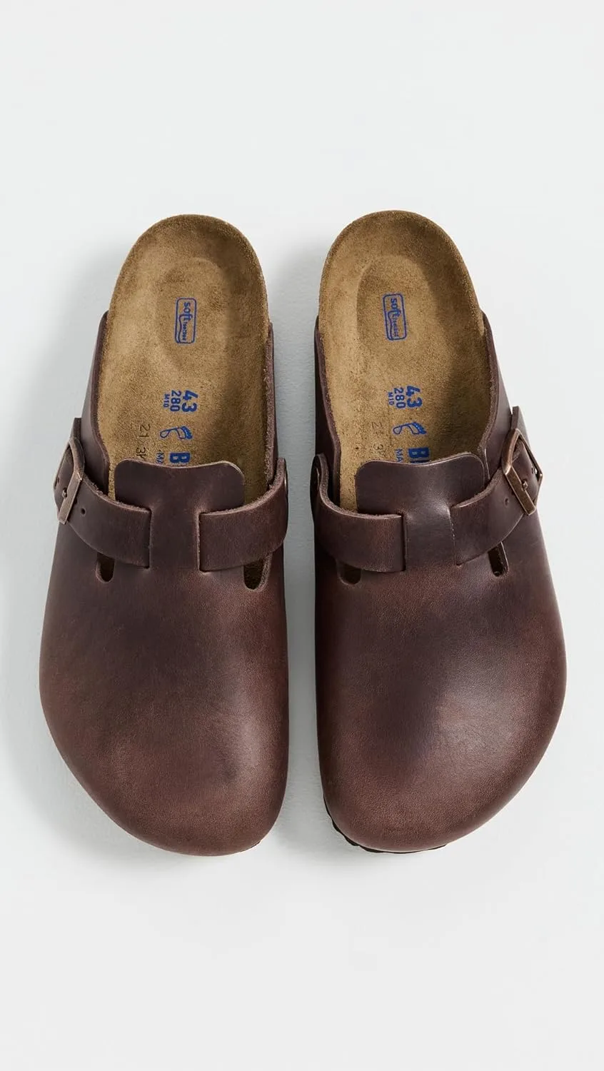 Birkenstock Boston Oiled Leather in Habana view 4