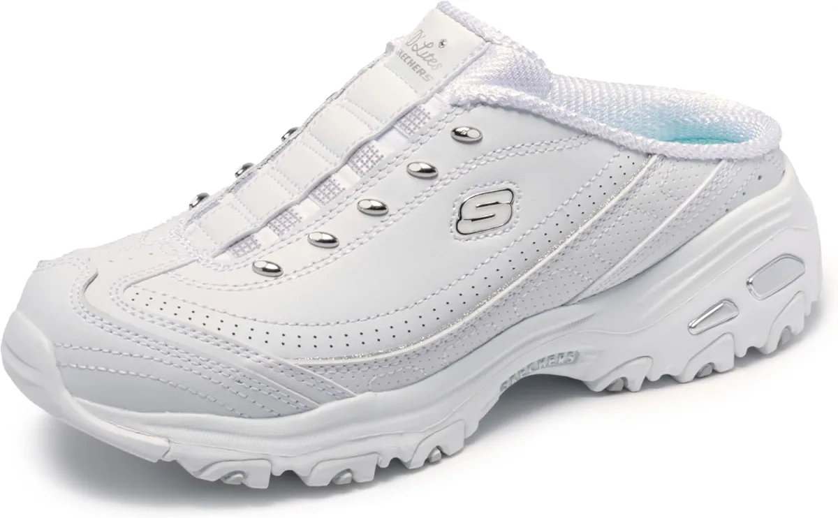 Skechers Sport Women's D'lites Bright Sky Fashion Sneaker — Genuine Leather clog
