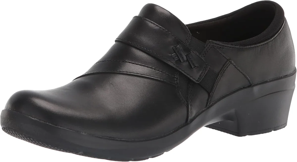 Clarks Womens Angie Pearl — Genuine Leather clog