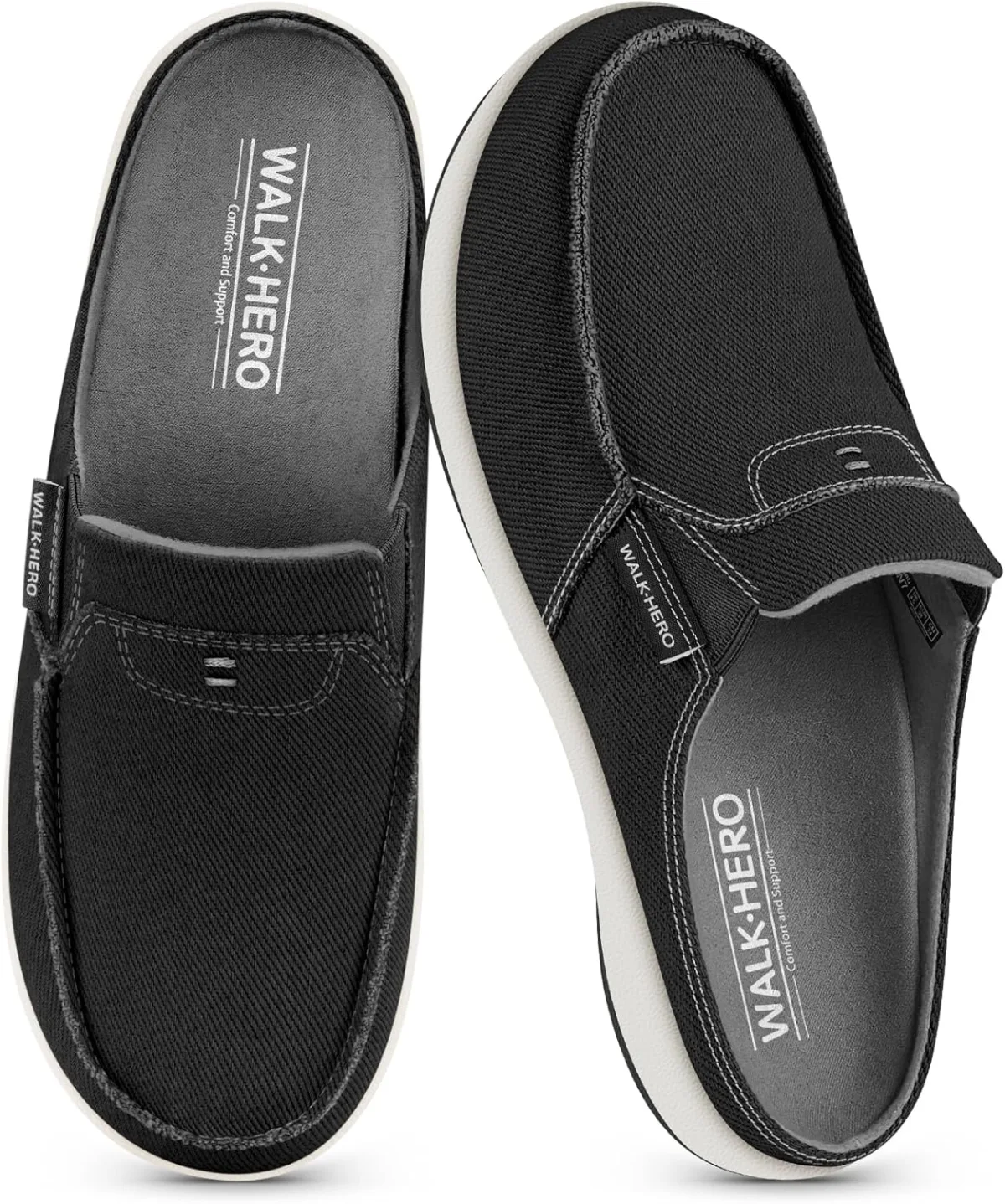 Mules for Women with Arch Support, Comfortable Orthopedic Slippers for Women w — Suede mule