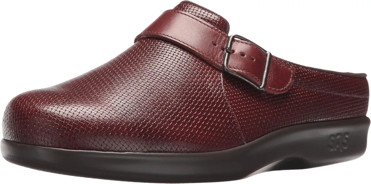 SAS Clog-Slip Resistant — Genuine Leather clog
