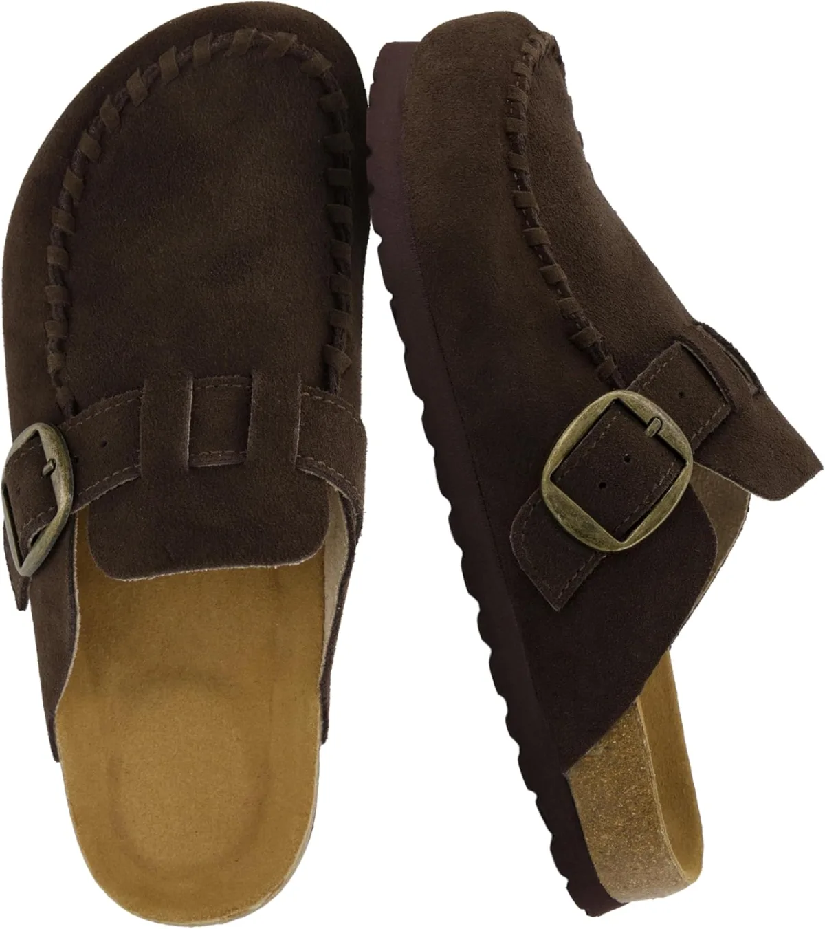 CUSHIONAIRE Canoe Genuine Suede Clogs for Women Footwear with Moc Toe Design — Suede clog