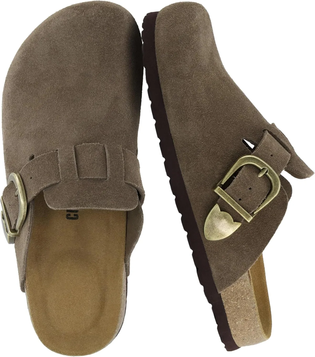 CUSHIONAIRE Hamlet Genuine Leather Suede Clogs for Women, Slip On Shoes with D — Suede clog