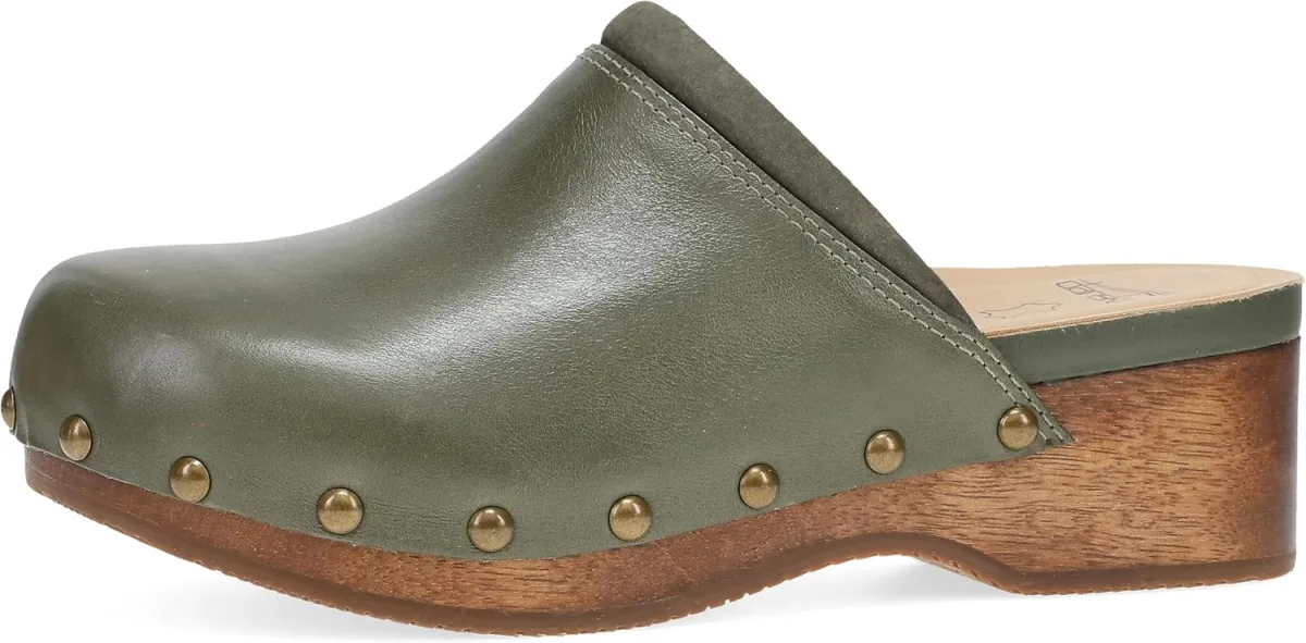 Dansko Andie Women’s Handcrafted Mule Clogs — Genuine Leather mule