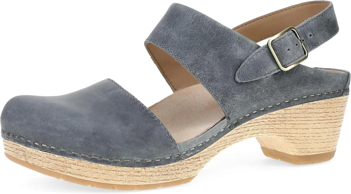 Dansko Lucia Closed-Toe Sandals for Women — Genuine Leather sandal