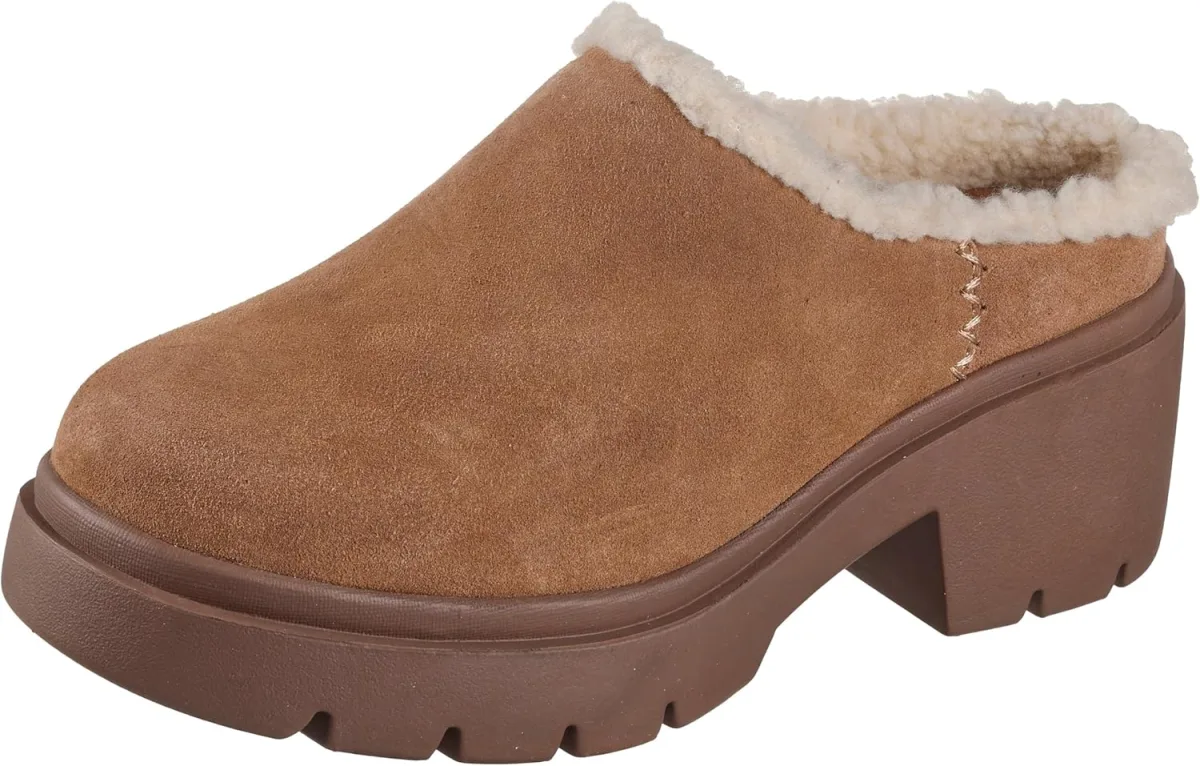 Skechers Women's Cozy City Shoes — Suede clog